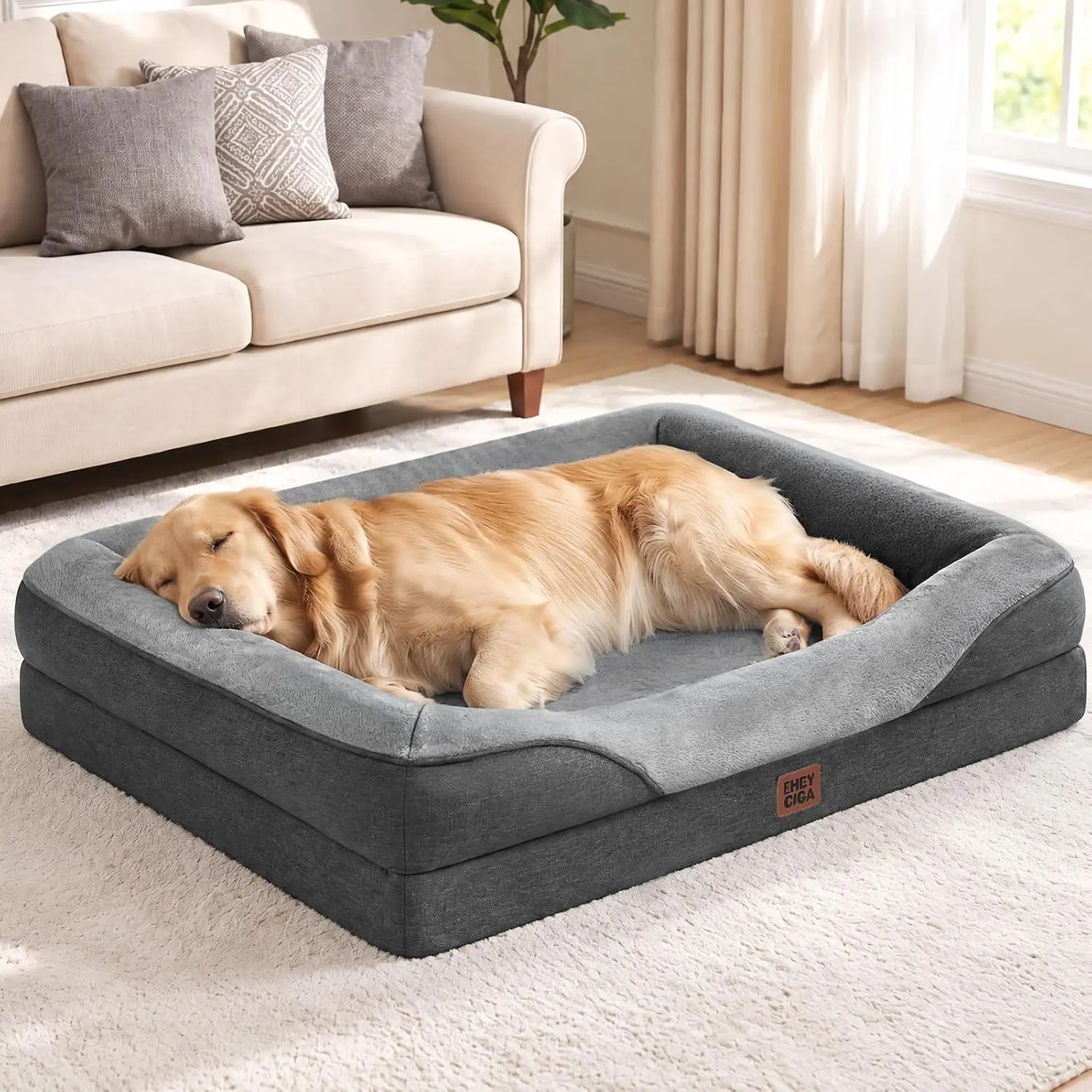 EHEYCIGA Orthopedic Dog Bed